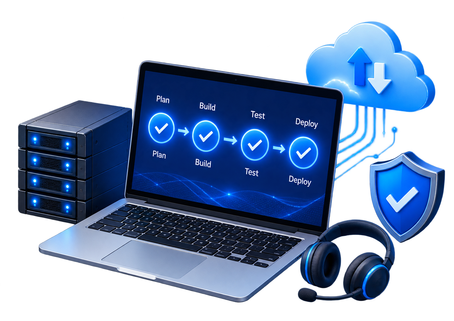 Process Plan Build Test Deploy Setup